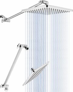 Best rain shower head with extension arm